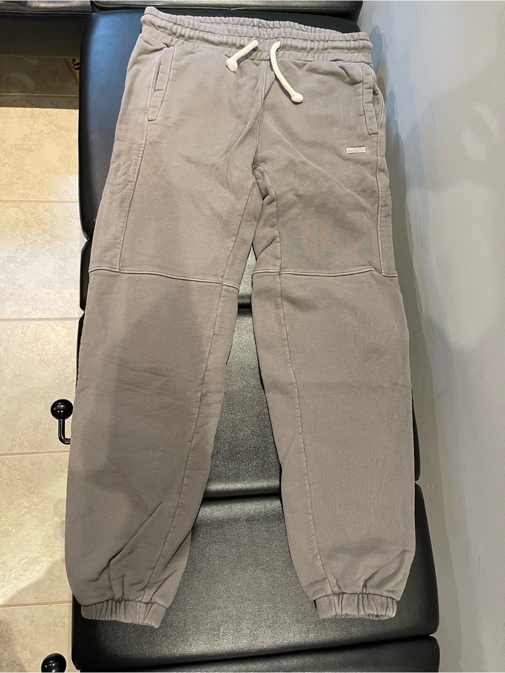 YoungLA Men's Gray Drawstring Jogger Pants